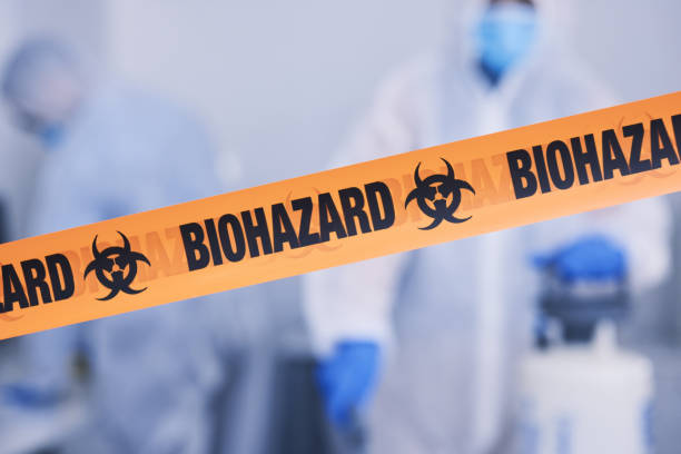 Professional Biohazard Cleanup technician working in Danville, IA